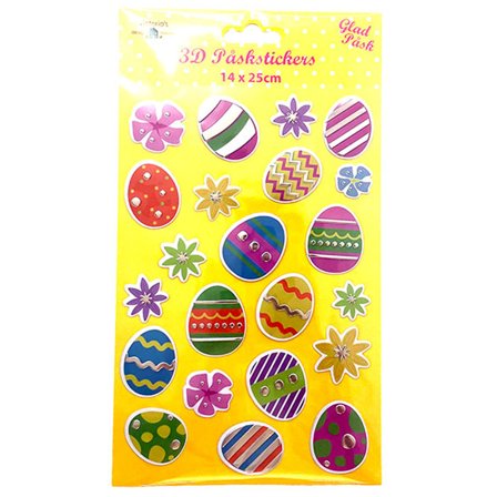 3D Påske Klistremerker