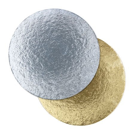 Kakkualusta 18 Cm Kulta ja Hopea 100 Pack