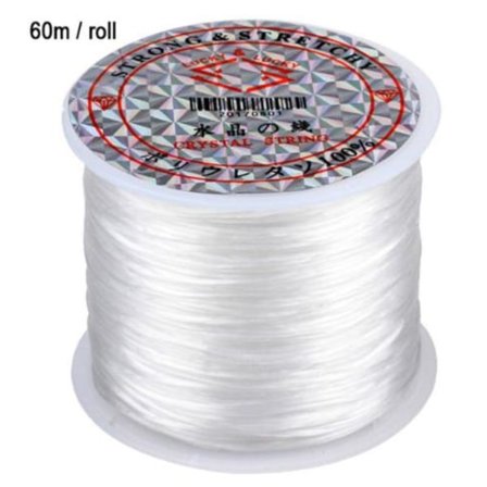 Iso rulla joustavaa lankaa korujen valmistukseen - 60m
