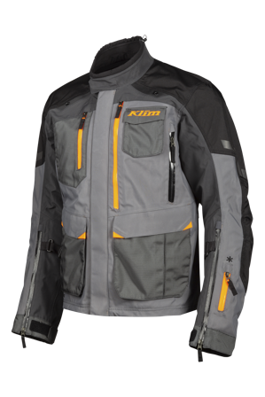 Klim Carlsbad Motorcycle Jacket Grey/Orange L
