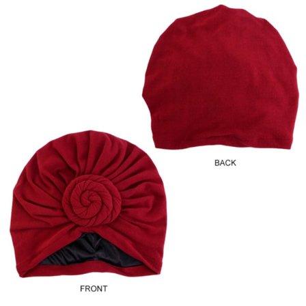 Dame Turban Dækning SORT Sort