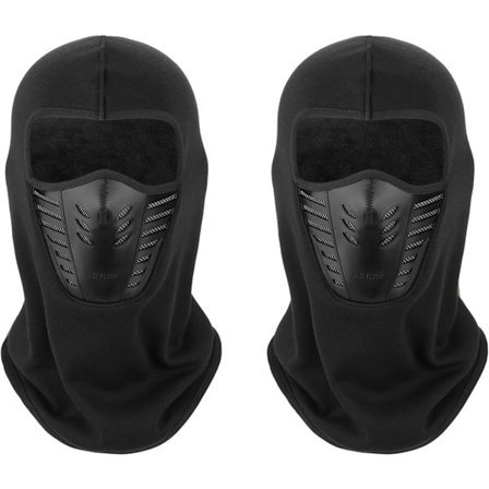 2 stk. Cagoule - Multifunktionel ansigtsmaske med åndbart net