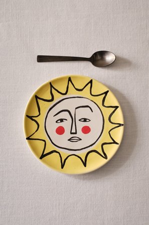 Jotex - Tallerken ø 16,5 Cm Gul - SUNNY - Kjøp Kjøkken & borddekking hos Jotex