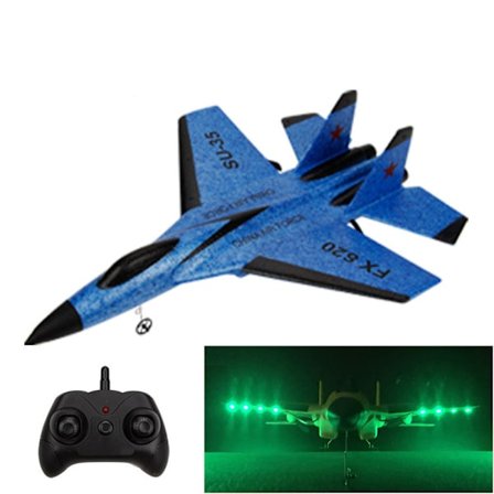 Blå Su 35 FX620 Fjernkontroll Flymodell Kontroll Enhet Su-35 Jagermodell Flymodell Barn