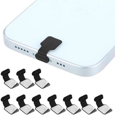 USB C Støvhætter, 10 stk. Silikone Opladningsbeskytter USB C Port Beskyttelse Anti Støv Opladningsport Stik Anti-Tab USB