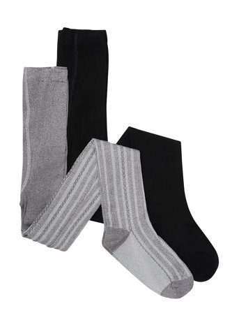 Creamie Stockings 2-Pack - Grey - 116R