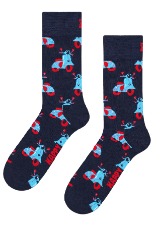 Happy Socks Scooter Sock Strumpor Unisex Blå 41-46