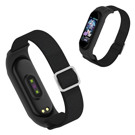 Xiaomi Mi Smart Band 6 / 5 nylon watch band - Black