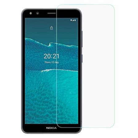 0.3mm härdat glas Nokia C1 2nd Edition skärmskydd Transparent