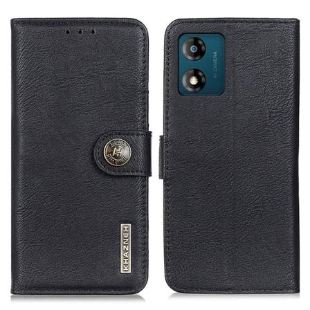 KHAZNEH Motorola Moto E13 4G Lommebokveske - Svart Svart