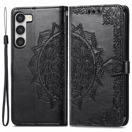 Mandala Samsung Galaxy S23 Flip Fodral - Svart