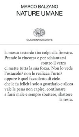Nature umane Marco Balzano