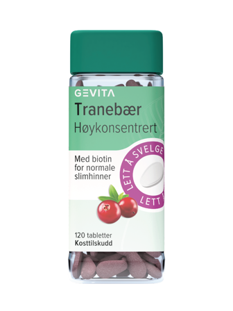 Gevita Tranebær Høykonsentrert, 120 stk.
