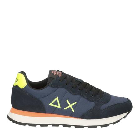 Sun68, Sneakers Blauw, Heren, Maat:42 EU,nylon