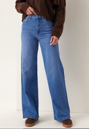 ONLY-Onlmadison Blush Hw Wide Dnm-S/34