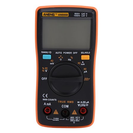 ANENG AN8008 True RMS Digital Multimeter AC DC Spænding Amperemeter Strøm Ohm Meter
