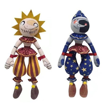 Sundrop Moondrop Fnaf Plysj Myk Dukke 28cm[D]