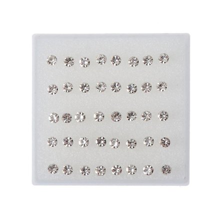 Novelty Stud örhängen 20 par hypoallergena örhängen Nose Lip Ear Sticks Present