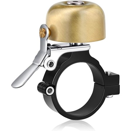 Klassisk mässingscykelklocka med bra ljud - cykeltillbehör för barn och vuxna