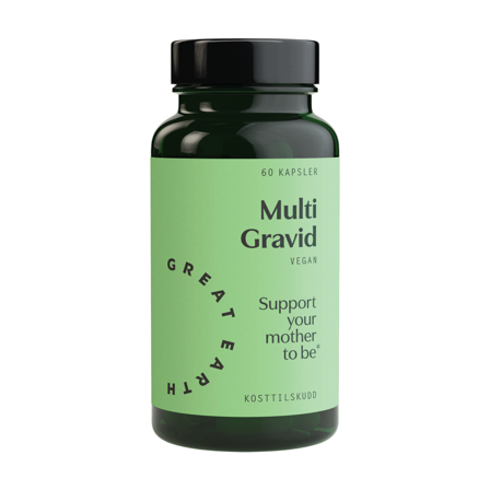 Great Earth Multi Gravid kapsler, 60 stk.