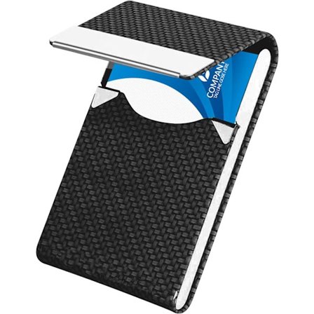 Käyntikorttikotelot, ammattimainen PU-nahkainen ruostumattomasta teräksestä valmistettu käyntikorttikotelo, metallinen käyntikorttikotelo 