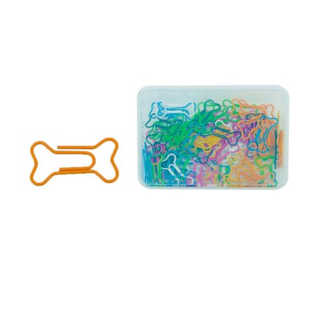 Søt papirklips Hundebeinform Papirklips Notatbokbokmerke