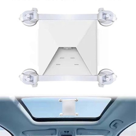 2 st Satellitbilhållare Lämplig för Starlink Mini Taklucka Sugkopp Fast Hållare Starkt Grepp Nej