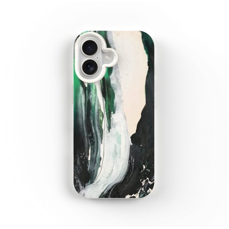 Eco-Friendly PLNTPRTCT Phone Case Teal Blush, Made with Plants, iPhone 17