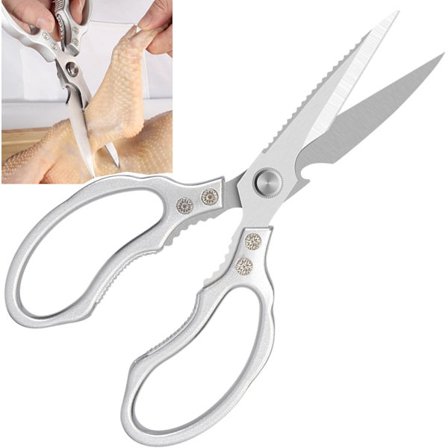 Multifunktionel saks i rustfrit stål, holdbar skarphed, let at rengøre, professionel køkkensaks, 23 cm