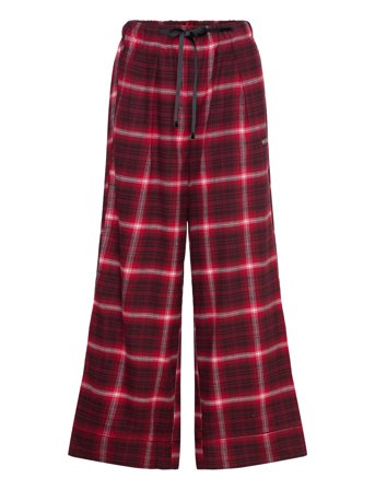 HUGO Flannel Check_Pants - Red - S