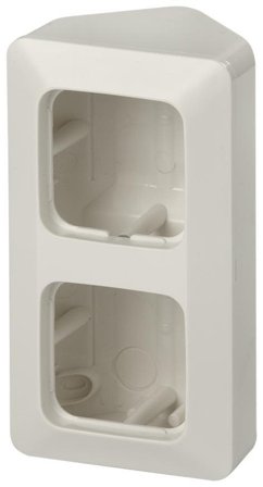 ABB 2512H.13 Hörnbox för 2-fack, Strömbrytare & vägguttag