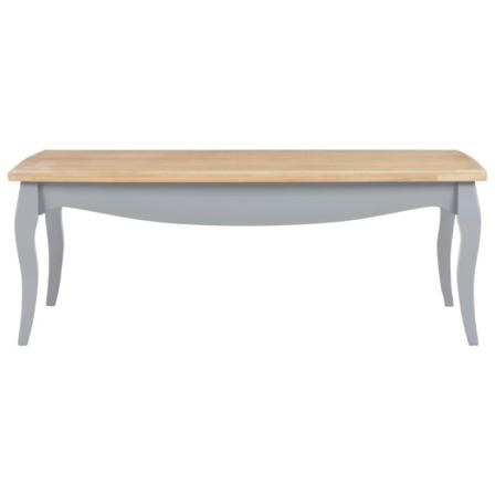 Vidaxl Soffbord Grå Och Brun 110x60x40 Cm Massiv Furu Grå