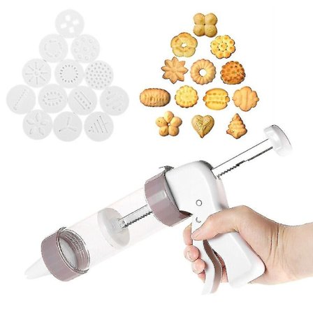 Kage-Sprøjte til Kagepynt - Cookie Biscuit Extruder