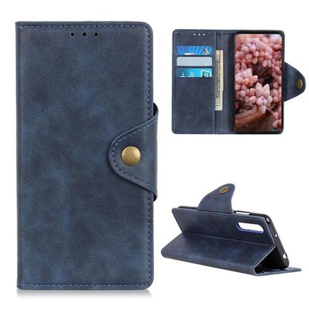 Alpha läder Sony Xperia Ace 2 fodral - Blå