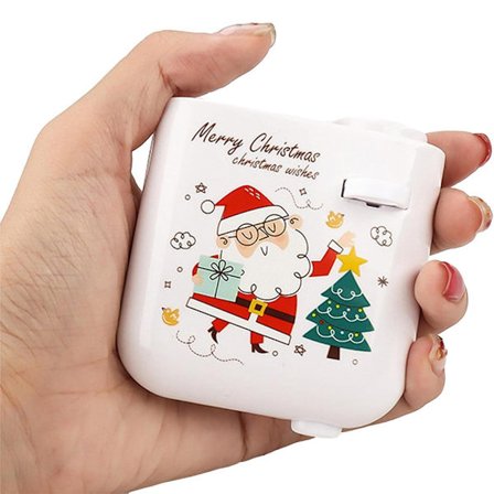 Julelysbilde-projektor med 9 mønsterkortbilder, skaper en atmosfære for dekorasjoner til julebord