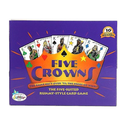 Fem Kronor Kortspel Klassiskt Kul Familjefest Rummy Stil Poker Brädspel Spela Spel