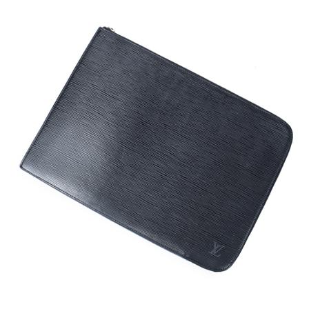 Louis Vuitton Vintage Pre-owned Clutches Sort, Herre Vintage Tasker, Størrelse: ONE Size