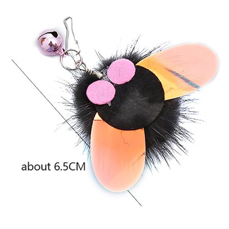 Cat Stick Replacement Head paljetter Feather Wand Teaser Cat Fuzz