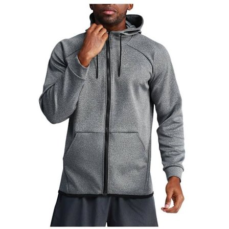 Lättvikts Hoodie med Full Zip för Män - Solskydd för Utomhus