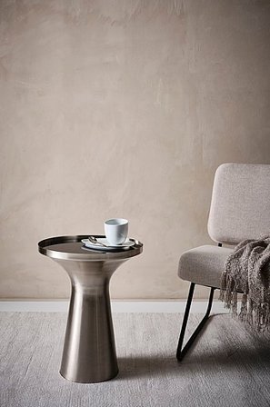 Jotex - Stolik Ø40cm Nikiel - CALABASAS - Kup Stoliki salonowe i stołki firmy Jotex