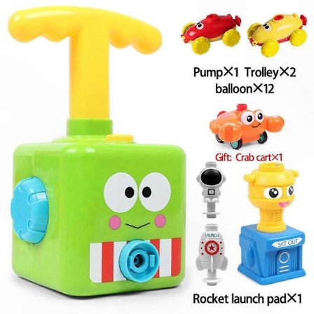 Ballongdriven Billeksaksset med Launcher och Pump för Barn