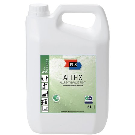 PLS Allrengöring Allfix oparfymerad 5L - Lyreco - Städ och hygien - Rengöringsmedel - Allrent