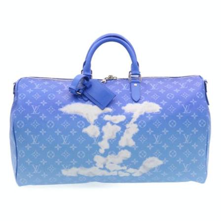 Louis Vuitton Vintage, Pre-owned bag Keepall Blauw, Dames, Maat:ONE Size