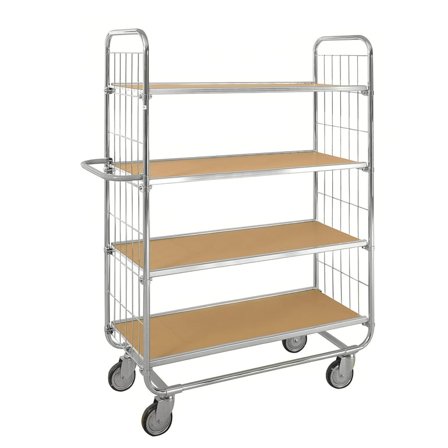 ESD Hyllvagn, 4 hyllplan, 1195x470x1590 mm