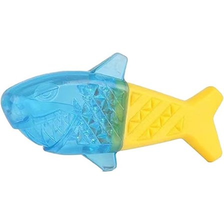 3st frysbara hundbitringar Fish Shape Dog Kyltillbehör Pe