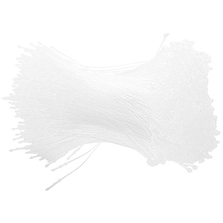 Plast Snap Lock Pins Säkerhetsögla Tag Fästen 1000st