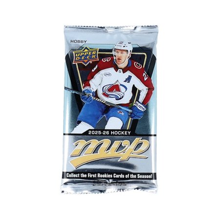 Upper Deck - Negro Trading Cards - NHL 2025-26 Mvp Hobby Pack (8 Cards) @ Hatstore