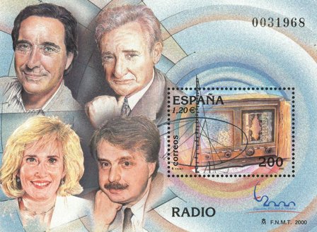 Spanien - Radio - Postfrisk miniark