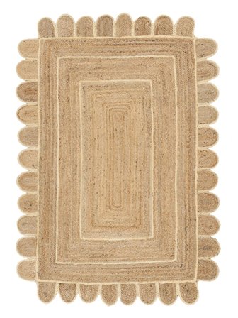 Mia Binnen-/Buitenkleed 160X230 Beige/Wit Vloerkleed