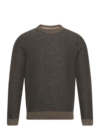 Marameo Tops Knitwear Round Necks Brown BOSS